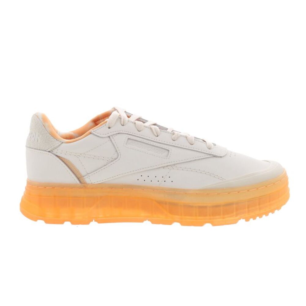 Reebok Womens Club C Double Geo Beige Shoes (NWT)